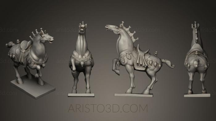 Animal figurines (STKJ_0318) 3D model for CNC machine